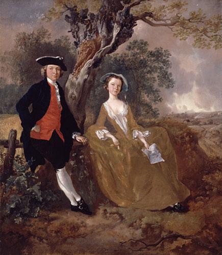 Thomas Gainsborough An Unknown Couple in a Landscape oil painting picture